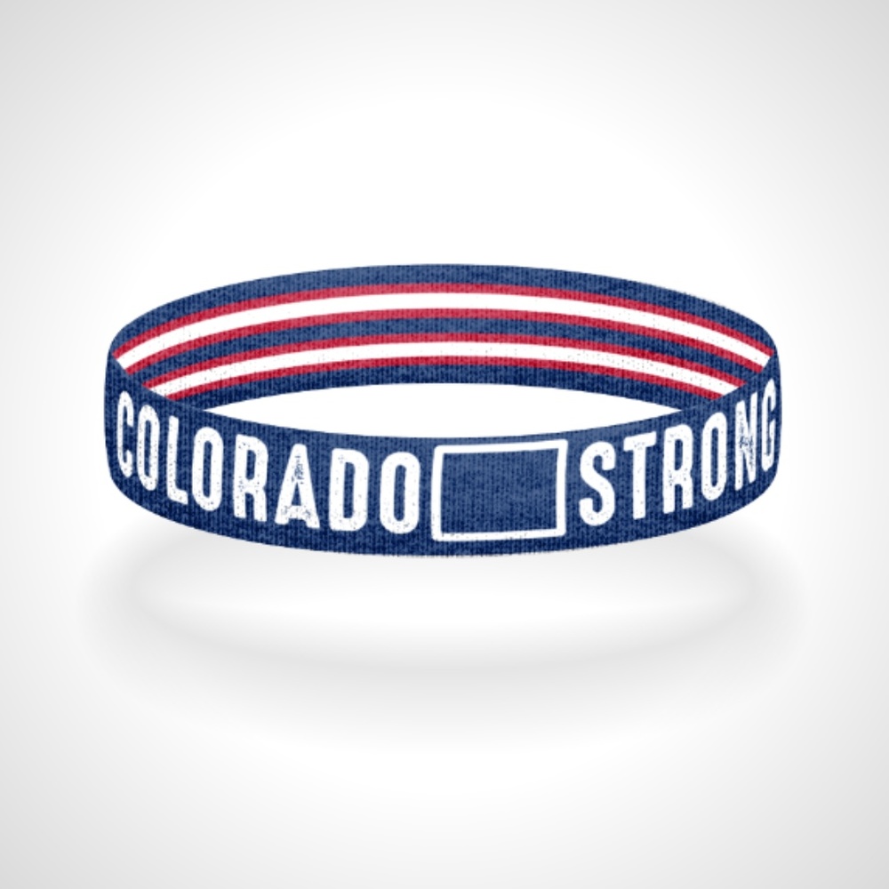 Reversible Colorado Strong Bracelet Wristband